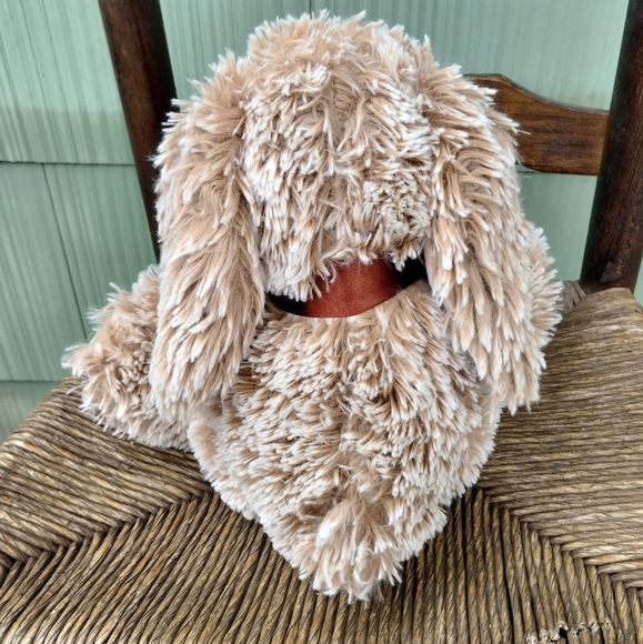 2016 Neil Enterprises Brown Large Floppy Ear Furry Easter Rabbit Bunny Plush - Picture 3 of 10